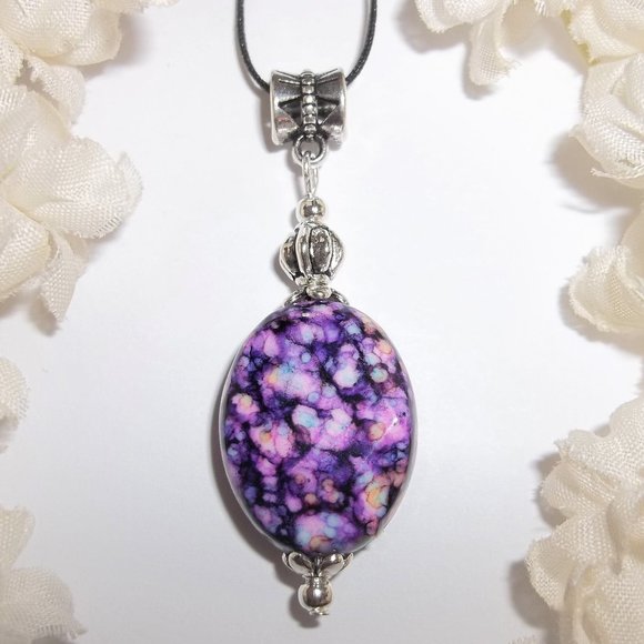 wvluckygirl Jewelry - Necklace, Purple Necklace, Beaded Necklace, Purple Beaded Necklace, NWT C747